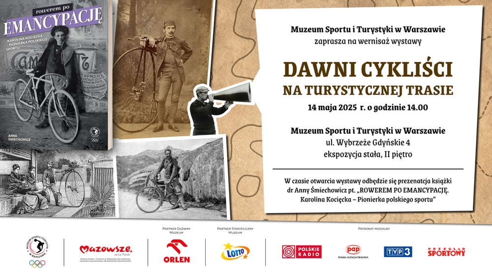 Baner promujący otwarcie wystawy 